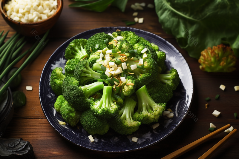 绿色素食凉拌蔬菜西兰花食材静物摄影图,高清,摄影图,摄影图片,图片大全,摄影图免费下载